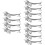 12Pièces Repose-Couverts Alliage Argent Design Compact Et Robuste 4