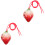 2St Draagbare Rood Keramische 6-Gats Beginners Ocarina 4