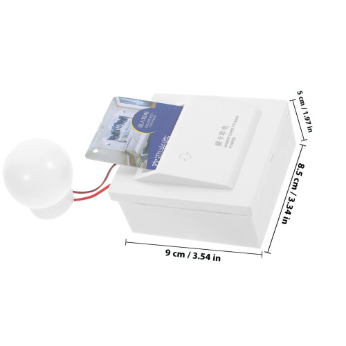Witte Plug-in Lamp Voor Kinder Busy Board Speelgoed 1
