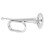 2Pcs Silver Copper Bugle Musical Instrument for Beginner Band Players 8