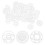3 Pack Transparent Snap Button Shirt Fasteners Baby 8