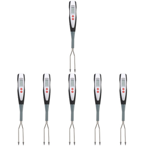 6 Pcs Digital Cooking Fork Bbq Thermometer 2