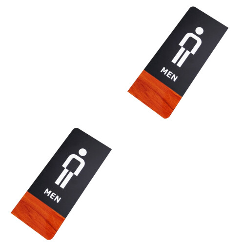 2Pièces Signe Salle De Bain Stylé Adhésif Usage Varié 2