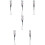 6 Pcs Digital Cooking Fork Bbq Thermometer 8