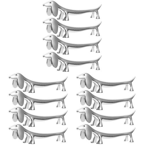 12Pièces Repose-Couverts Alliage Argent Design Compact Et Robuste 1