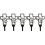 5 Pcs Grave Stake Cemetery Markers Decoration Graveyard Decorations 8