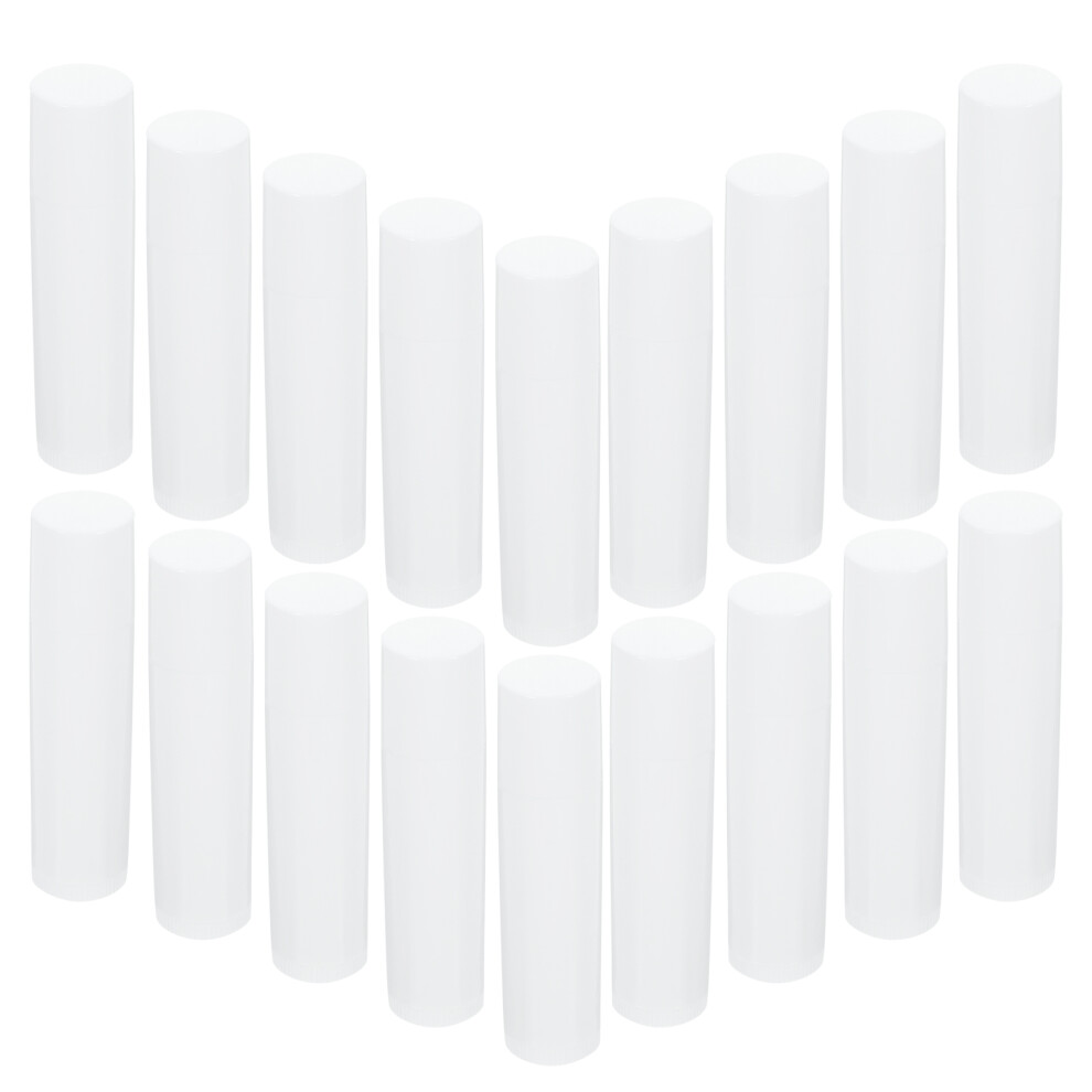Iplusmile 150 Pcs Lip Balm Tube Pp Wax Tube With Caps Transparent