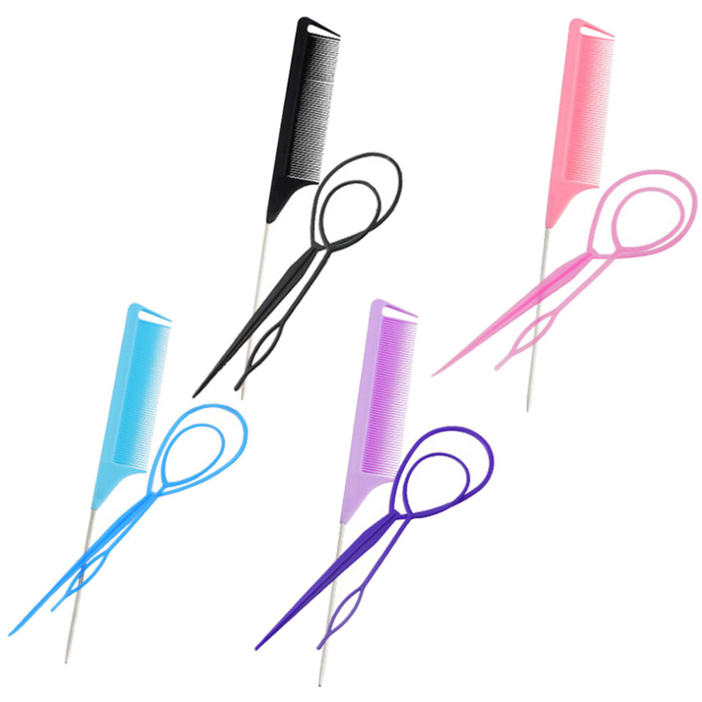 Totority 2 Pcs Braiding Hair Tool Bead Feeder For Braids Styling Tools