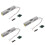 3Pcs Hx711 Weighing Pressure Sensor Silver for Breadboard Use 7