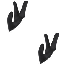 2pcs Heat Resistant Hair Styling Glove with Anti Slip Fit for Curling and Straightening