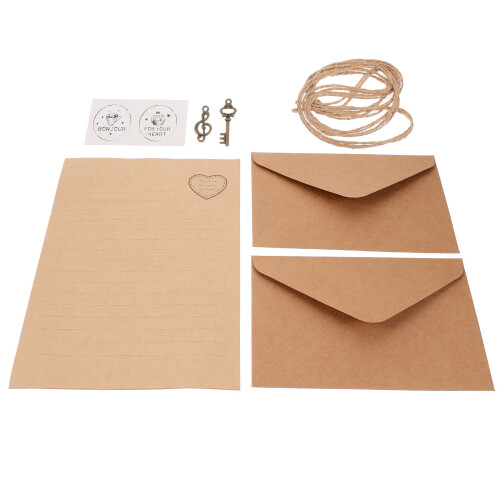 8 Sets Vintage Style Letter Writing Paper And Envelope Kit 2