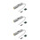 3Pcs Hx711 Weighing Pressure Sensor Silver for Breadboard Use 8