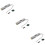 3Pcs Hx711 Weighing Pressure Sensor Silver for Breadboard Use 9