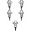 5 Pcs Grave Stake Cemetery Markers Decoration Graveyard Decorations 6