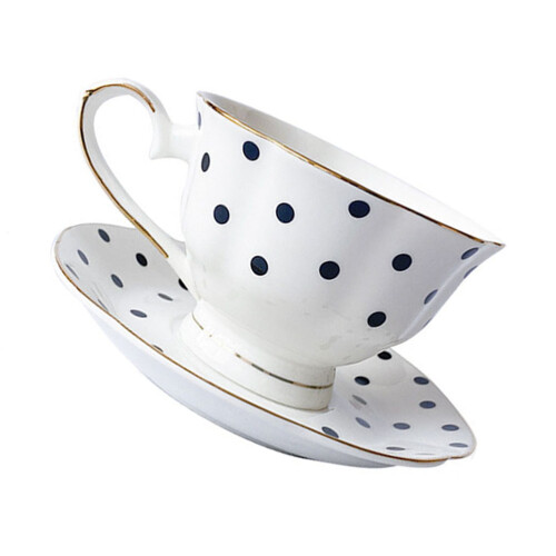 2 Sets Ceramic Coffee Cup And Saucer European Style 2