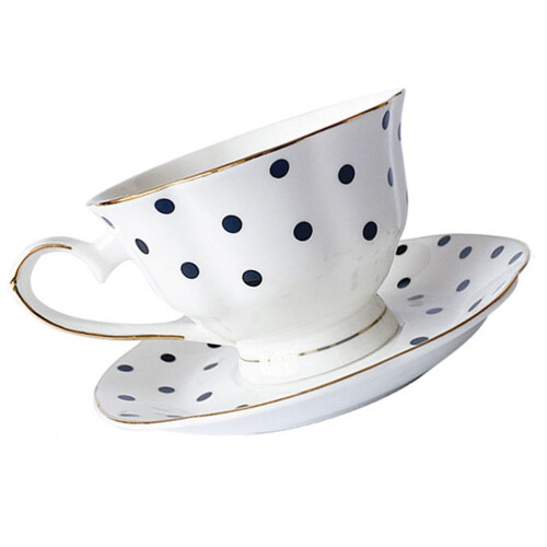 2 Sets Ceramic Coffee Cup And Saucer European Style 1