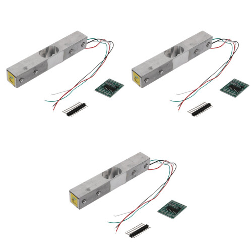 3Pcs Hx711 Weighing Pressure Sensor Silver for Breadboard Use 2