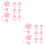 2 Count Reusable Straw Cover Cap Portable Cute Silicone Tips Caps 7