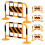8Pcs Micro Landscape Mini Traffic Fence For Sand Table 1