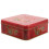 2Pcs Festive Red Tinplate Cookie & Candy Storage Box 3