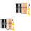 2Ensembles Ensemble Arbitre Football Résistant Nylon Coloré 5