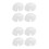 8Pcs -Proof Insert Liners White Durable Safety Cap Liners 5