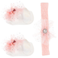 2 Sets Gauze Socks Hairband For Boys And Girls Birthday Set Boy Girl Socks And Hair Accessories And Headbands