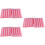 3Pcs Creative Meat Skewer Maker Pink Quick Wear Bbq Tool 7