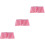 3Pcs Creative Meat Skewer Maker Pink Quick Wear Bbq Tool 5
