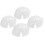 8Pcs -Proof Insert Liners White Durable Safety Cap Liners 11
