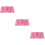 3Pcs Creative Meat Skewer Maker Pink Quick Wear Bbq Tool 9