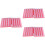 3Pcs Creative Meat Skewer Maker Pink Quick Wear Bbq Tool 6