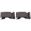 2 Pcs Belt Buckle Slider Accessories Automatic Man Mesh Belt 4