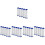 25Pcs T-Shaped Shower Filter White Replaceable Sprinkler for Bath 7