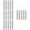 20Pcs Silver A6 Loose Leaf Binder 6 Ring Mechanism for Office Use 7