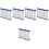 25Pcs T-Shaped Shower Filter White Replaceable Sprinkler for Bath 6