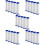 25Pcs T-Shaped Shower Filter White Replaceable Sprinkler for Bath 10