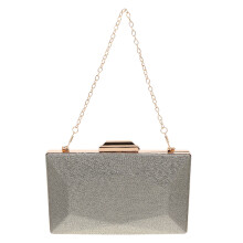 3Pcs Silver Evening Clutch Bag Handbag for Wedding Banquet Party