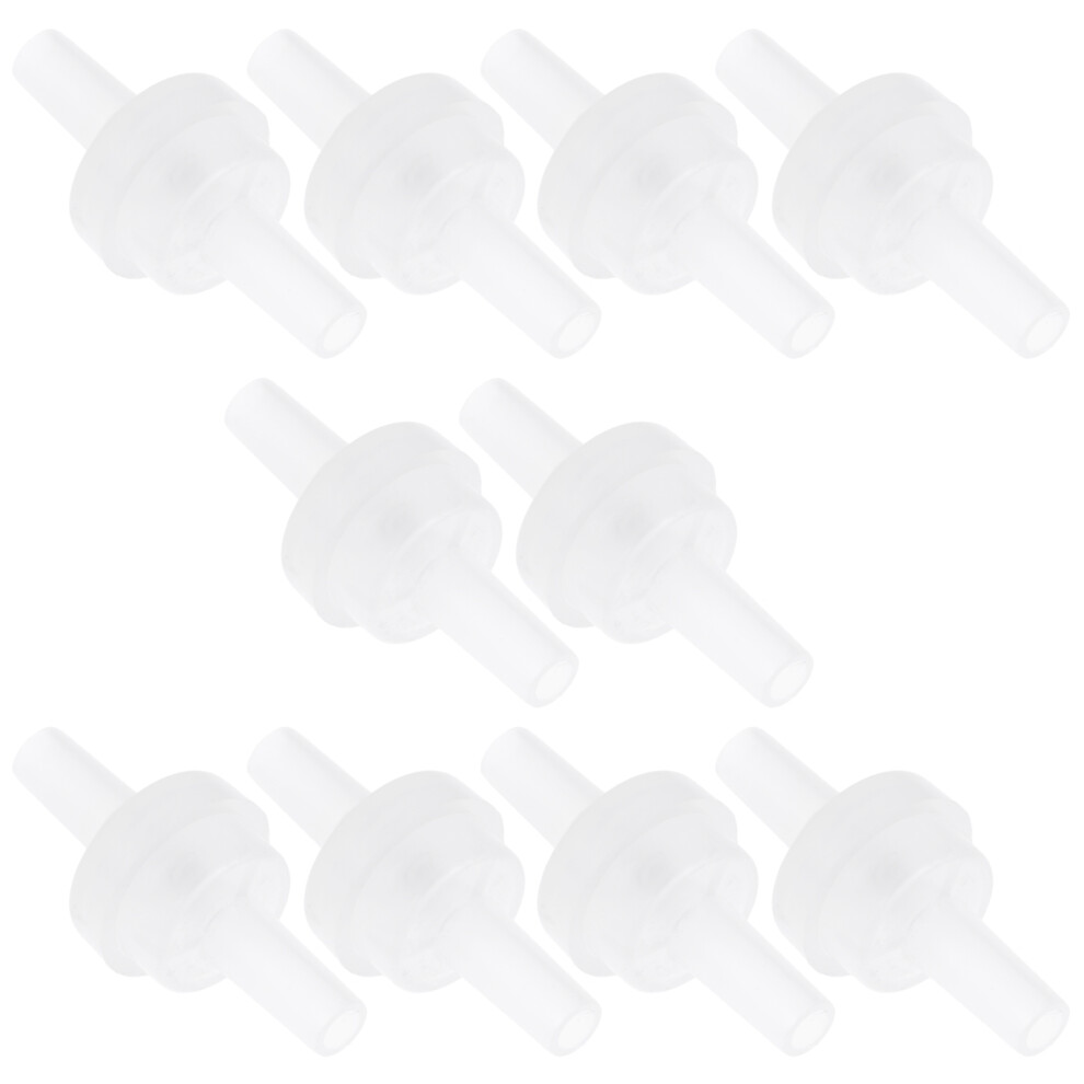 20Pcs Durable Plastic Inline Non-Return Valve Transparent For Fluids 3623385869498