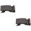 2 Pcs Belt Buckle Slider Accessories Automatic Man Mesh Belt 8