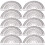 40Pcs Transparent Plastic Protractors for Math Drawing Measuring Tools 1
