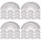 40Pcs Transparent Plastic Protractors for Math Drawing Measuring Tools 6