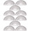 40Pcs Transparent Plastic Protractors for Math Drawing Measuring Tools 2