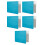 5Pcs Blue Ukulele Learning Chart PU Paper Durable Practice Material 8