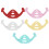 5pcs Bottle Protector Bottle Rack Anti-Fall Three Generations 5