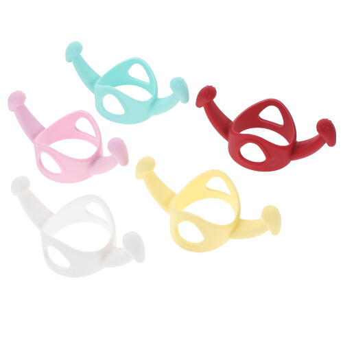 5pcs Bottle Protector Bottle Rack Anti-Fall Three Generations