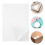 100 Pcs Clear Single Sided Adhesive Tape Sheets For Diy Craft Decor 7