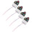 20 Pcs Mini Luminous Traffic Signal Model For Sand Table Decor 9