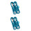 2Sets Kindervork Set Rvs Kop Met Groene Silicone Handgreep 4