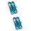 2Sets Kindervork Set Rvs Kop Met Groene Silicone Handgreep 6